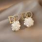 Preview: 360Home Ohrschmuck Blüte Silber pin Korean Ohrstecker B4046